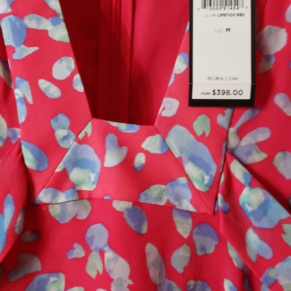 BCBG MAXAZIRA LONG LOWCUT DRESS NWT SIZE M - Picture 5 of 7